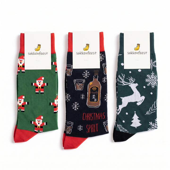 Kerstfeest Pakket - 3 Paar