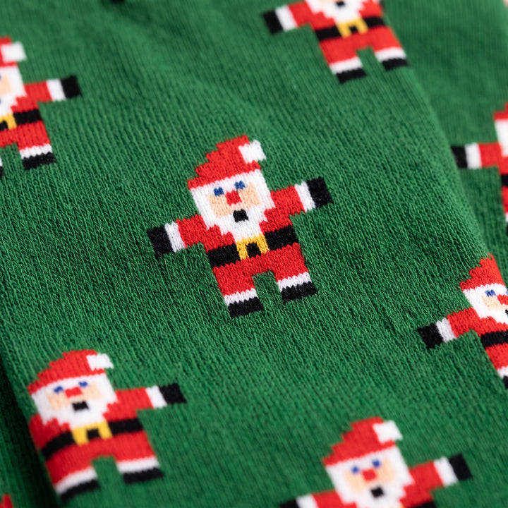 Groene Kerstman Sokken